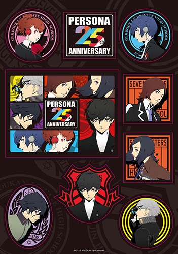 【ペルソナ25周年】P25th ステッカー（A4）※2025年11月中旬出荷分