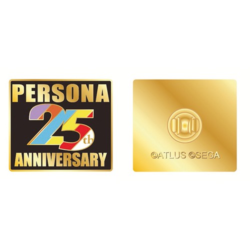 【ペルソナ25周年】P25th ロゴピンバッジ※2025年11月中旬出荷分