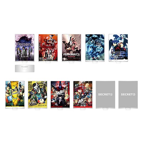 【ペルソナ25周年】シリーズポスター風トレーディングアクリルスタンド11種（単品）※2025年11月中旬出荷分 単品