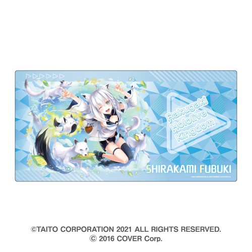 「ラクガキ キングダム」×「ホロライブ」ゲーミングマウスパッド 白上 フブキ 白上 フブキ