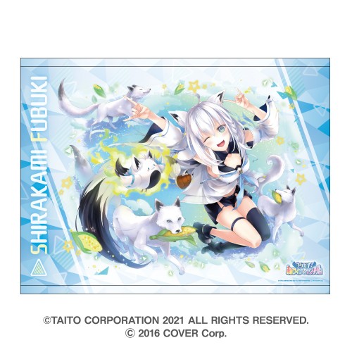 「ラクガキ キングダム」×「ホロライブ」B2タペストリー 白上 フブキ 白上 フブキ