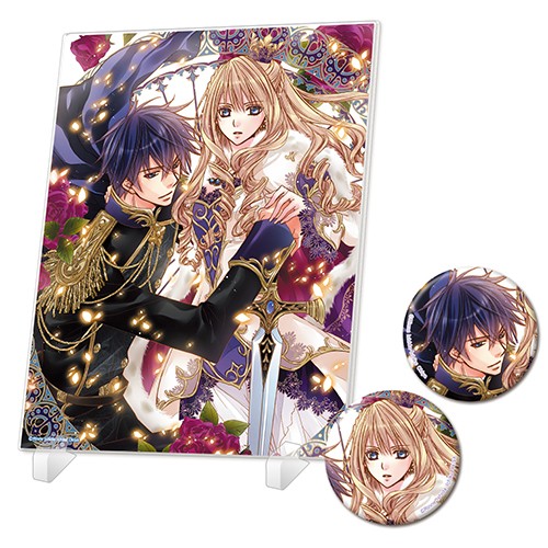 『おこぼれ姫と円卓の騎士』　アクリルパネル＆缶バッジセット A A