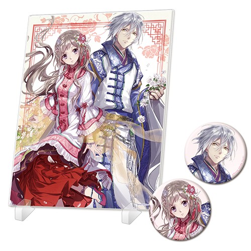 『茉莉花官吏伝』　アクリルパネル＆缶バッジセット A A