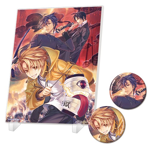 『闇の皇太子』　アクリルパネル＆缶バッジセット A A