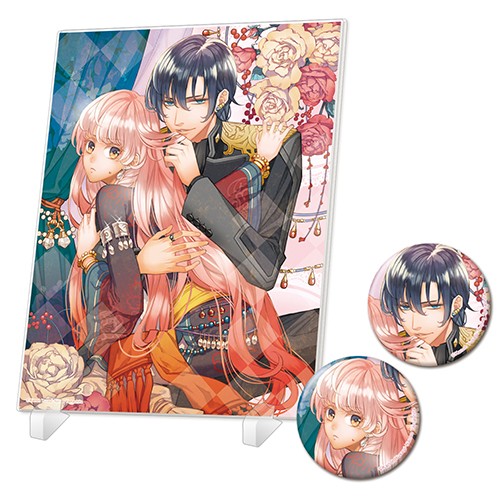 『（仮）花嫁のやんごとなき事情』　アクリルパネル＆缶バッジセット B B