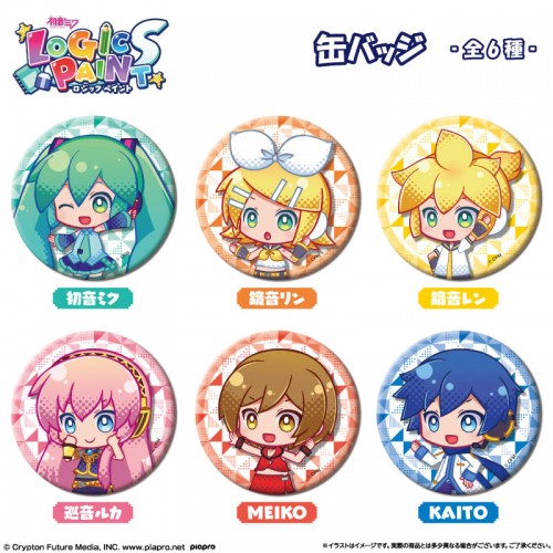 初音ミク ロジックペイントS 缶バッジBOX BOX