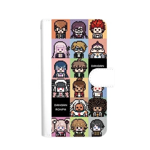 ダンガンロンパ ドット絵モチーフ手帳型スマホケース ver.A(対象機種/Mサイズ) ver.A(対象機種/Mサイズ)