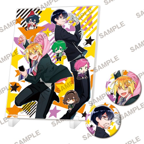 【フェア第一弾特典対象】『厨病激発ボーイ』アクリルパネル&缶バッジセット～高嶋智樹&中村和博～ ～高嶋智樹&中村和博～