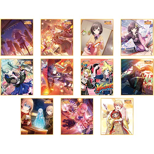 『プロジェクトセカイ カラフルステージ！ feat. 初音ミク』ミニ色紙コレクション 第6弾A【単品】セカイのハッピーニューイヤー！ 単品