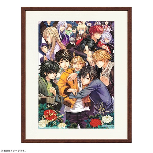 ビーズログ文庫15周年記念『闇の皇太子』　複製サイン入りミストグラフ 『闇の皇太子』