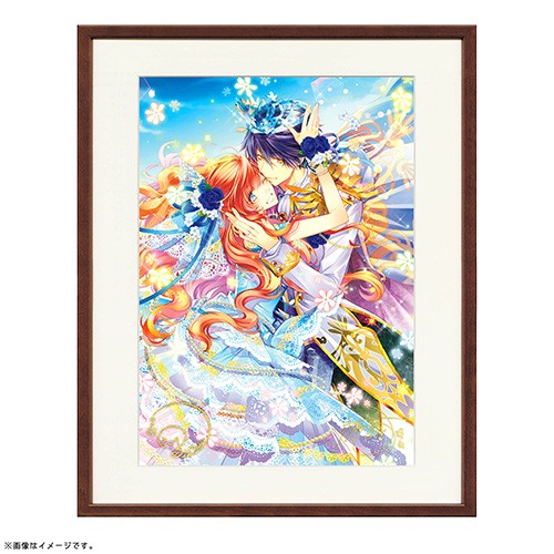 ビーズログ文庫15周年記念『悪役令嬢は隣国の王太子に溺愛される』　複製サイン入りミストグラフ 『悪役令嬢は隣国の王太子に溺愛される』