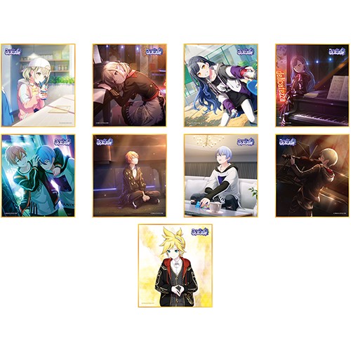 『プロジェクトセカイ カラフルステージ！ feat. 初音ミク』ミニ色紙コレクション 第7弾A【単品】 Period of NOCTURNE 単品