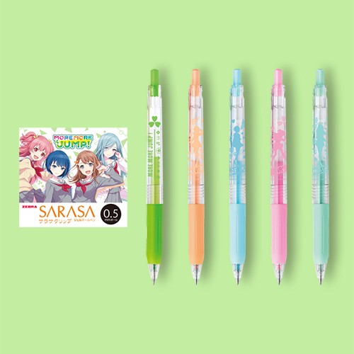 『プロジェクトセカイ カラフルステージ！ feat. 初音ミク』サラサクリップ カラーボールペンMORE MORE JUMP！（5本セット） MORE MORE JUMP！