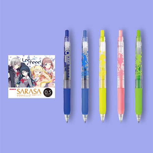『プロジェクトセカイ カラフルステージ！ feat. 初音ミク』サラサクリップ カラーボールペンLeo/need（5本セット）※6月下旬出荷 Leo/need