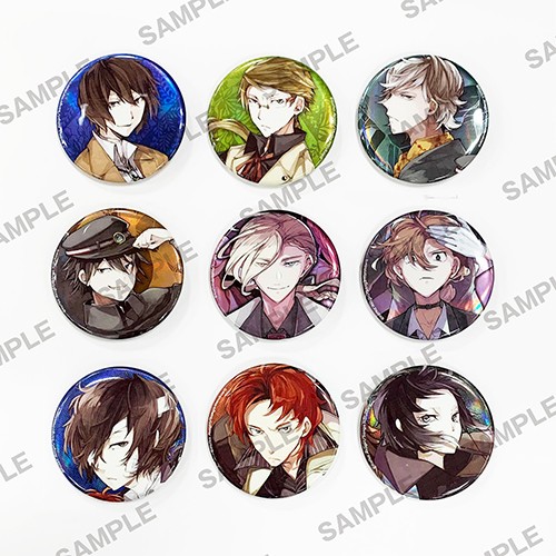 【フェア第二弾特典対象】『文豪ストレイドッグス』トレーディングホログラム缶バッジ　novels ver.