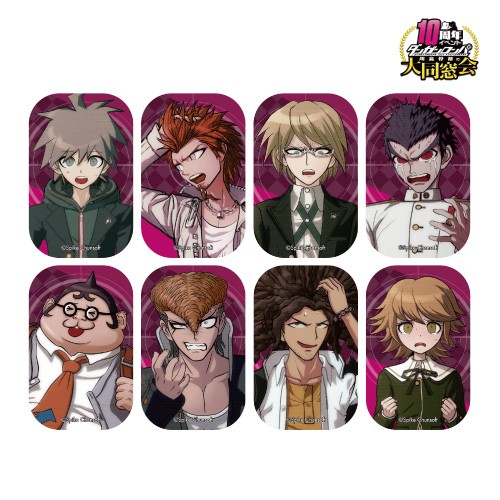 ダンガンロンパシリーズ スクエア缶バッジ DR A ver. コンプリートセット（全8種） コンプリートセット