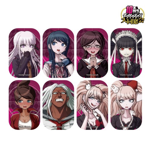 ダンガンロンパシリーズ スクエア缶バッジ DR B ver. 単品 単品