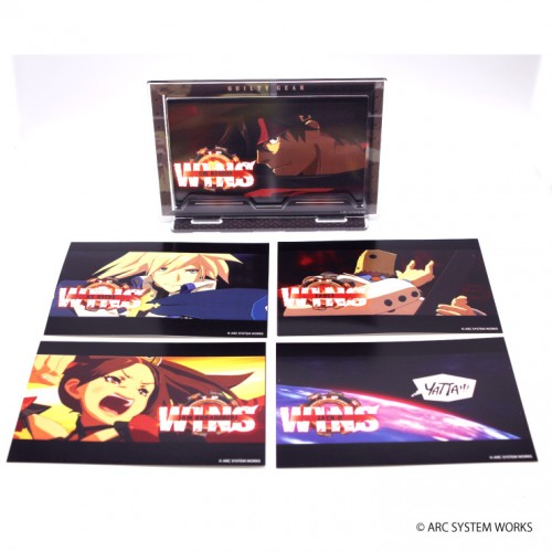 GUILTY GEAR Xrd REV 2 アクリルフレームスタンド＋ポストカードセットAソル/カイ/ファウスト/紗夢/ジャック・オー A