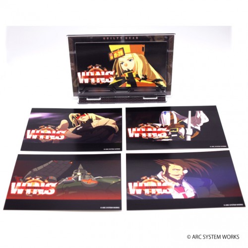 GUILTY GEAR Xrd REV 2 アクリルフレームスタンド＋ポストカードセットCミリア/ザトー/ヴェノム/ポチョムキン/スレイヤー C