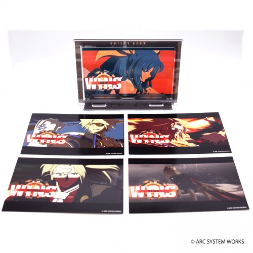 GUILTY GEAR Xrd REV 2 アクリルフレームスタンド＋ポストカードセットDディズィー/シン/レオ/アンサー/レイヴン D