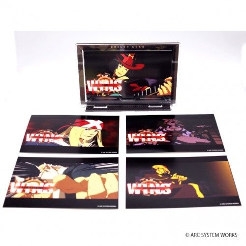 GUILTY GEAR Xrd REV 2 アクリルフレームスタンド＋ポストカードセットEイノ/アクセル/梅喧/琴/ベッドマン E