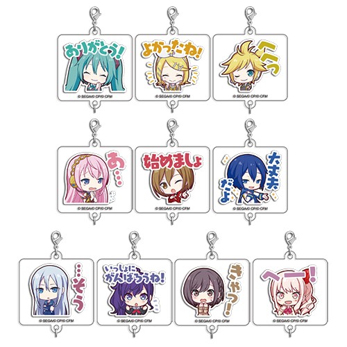 『プロジェクトセカイ カラフルステージ！ feat. 初音ミク』アクリルチャームコレクション第6弾A【BOX】バーチャル・シンガー＆25時、ナイトコードで。 BOX