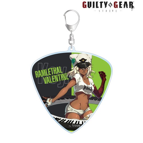 【GGST】描き下ろしイラスト ラムレザル バンドver. ピック型BIGアクリルキーホルダー ラムレザル＝ヴァレンタイン