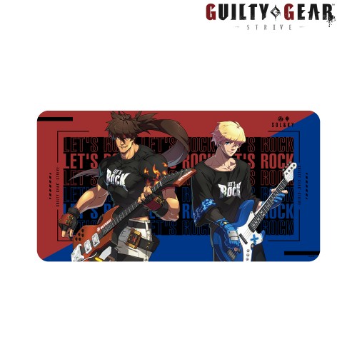 【GGST】描き下ろしイラスト ソル＝バッドガイ＆カイ＝キスク バンドver. プレイマット