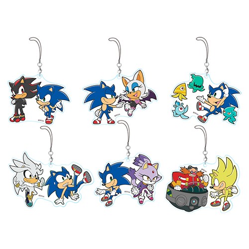 ソニック・ザ・ヘッジホッグ　ちょこかわツインアクリルストラップVol.2