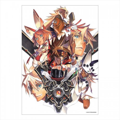 GUILTY GEAR Xrd -SIGN- メタルポスター 北米パッケージ版イラスト 北米パッケージ版イラスト