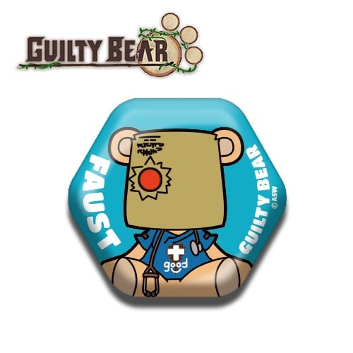 【GGST】ギルティベア 缶バッジ 07.FAUST（限定特典付き） 07.FAUST
