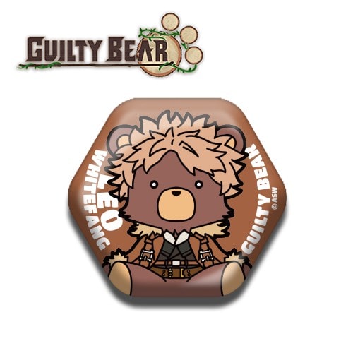 【GGST】ギルティベア 缶バッジ 11.LEO WHITEFANG（限定特典付き） 11.LEO WHITEFANG