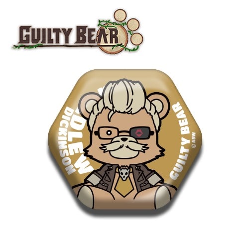 【再販】【GGST】ギルティベア 缶バッジ 16.GOLDLEWIS DICKINSON（限定特典付き）※12月下旬出荷 16.GOLDLEWIS DICKINSON