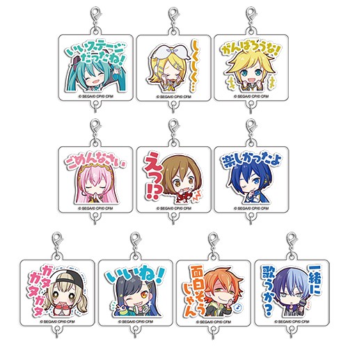 『プロジェクトセカイ カラフルステージ！ feat. 初音ミク』アクリルチャームコレクション第8弾A【単品】バーチャル・シンガー＆Vivid BAD SQUAD ※2025年11月中旬出荷分 単品