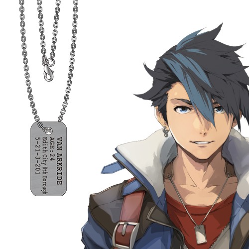 『黎の軌跡』シルバーアクセサリー ヴァンのドッグタグ