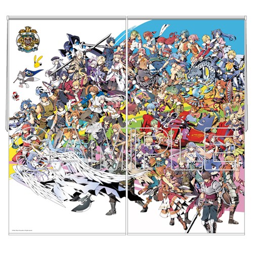 日本ファルコム40周年記念イラスト ロールスクリーン