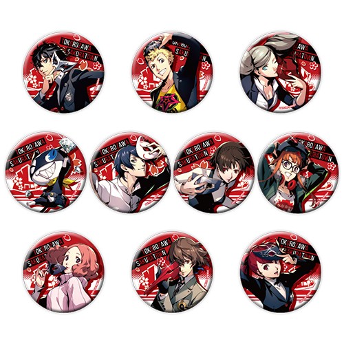 【ペルソナ25周年】P25th FES 大展覧会 トレーディング缶バッジ(P5)