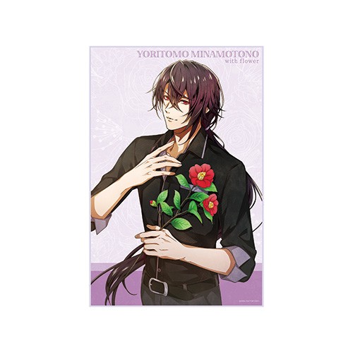 【ビーズログ創刊20周年記念】「with flower」マイクロファイバータオル『ビルシャナ戦姫』源頼朝 ※2025年11月中旬出荷分 源頼朝