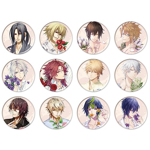 【ビーズログ創刊20周年記念】「with flower」トレーディング缶バッジ※2025年11月中旬出荷分