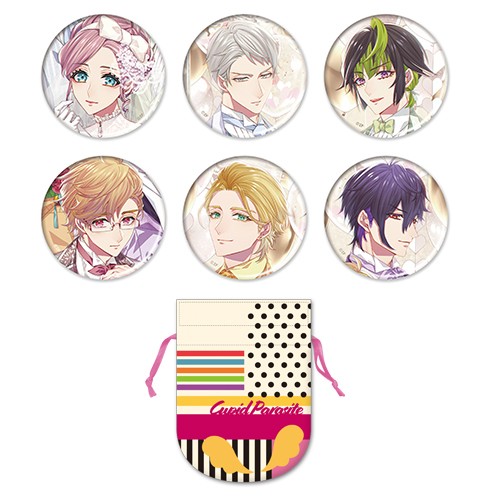 【ビーズログ創刊20周年記念】『キューピット・パラサイト』トレーディング缶バッジ コンプリートセット コンプリートセット