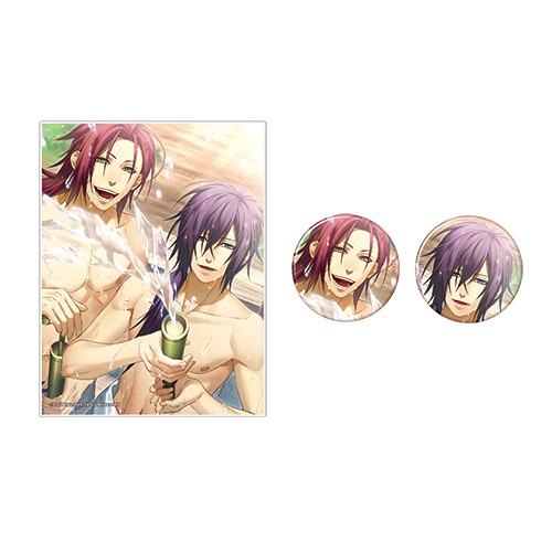 【ビーズログ創刊20周年記念】『薄桜鬼 真改 黎明録』アクリルパネル&缶バッジ2種セット