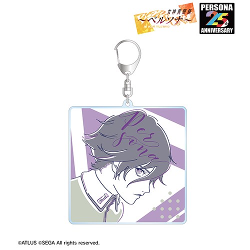 ペルソナシリーズ P1主人公 lette-graph BIGアクリルキーホルダー P1主人公