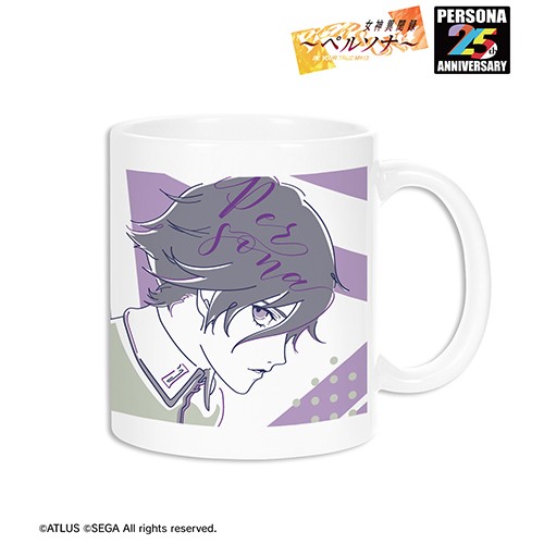 ペルソナシリーズ P1主人公 lette-graph マグカップ P1主人公