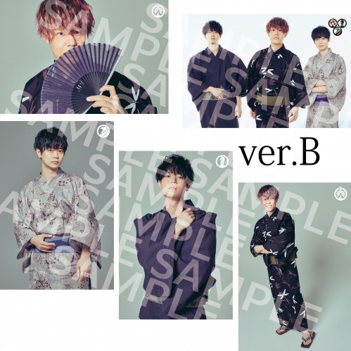 かみ×こま×とき　ポストカードセット　2022夏 バージョンB バージョンB