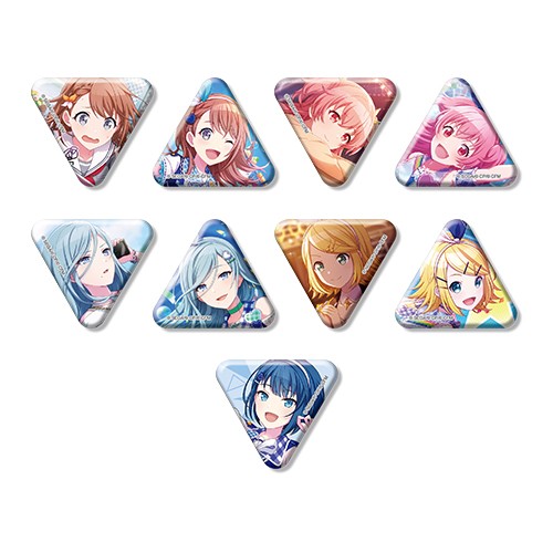 『プロジェクトセカイ カラフルステージ！ feat. 初音ミク』ミニ三角缶バッジ vol.2 B【単品】ここからRE:START！（全9種） 単品