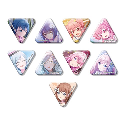 『プロジェクトセカイ カラフルステージ！ feat. 初音ミク』ミニ三角缶バッジ vol.3 D【BOX】Color of Myself！（全9種） BOX