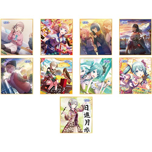 『プロジェクトセカイ カラフルステージ！ feat. 初音ミク』 ミニ色紙コレクション 第18弾A【単品】祈りの先 願う明日は（全9種） 単品