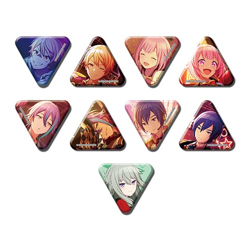 『プロジェクトセカイ カラフルステージ！feat. 初音ミク』ミニ三角缶バッジ vol.1 C【単品】全力！ワンダーハロウィン！（全9種） 単品