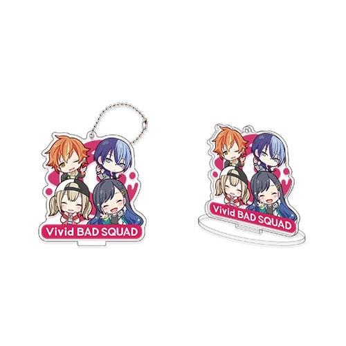 『プロジェクトセカイ カラフルステージ！feat. 初音ミク』ユニットアクリルスタンドキーホルダーVivid BAD SQUAD 単品