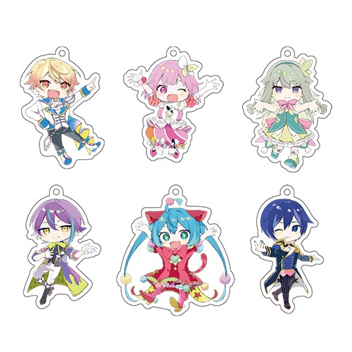 『プロジェクトセカイ カラフルステージ！ feat. 初音ミク』アクリルキーホルダーコレクション D【単品】ワンダーランズ×ショウタイム Art by おむたつ（全6種） ※2025年11月中旬出荷分 単品